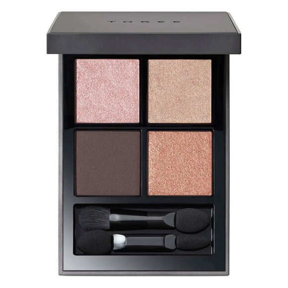 New Zealand Stargazing Intense Color & Chrome Palette NIB $72 Japanese Brand THREE Stargazing Eye Shadow Quad 08 FABULOUS DESTINY